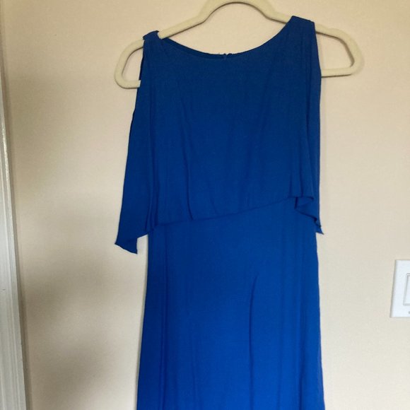 Massimo Dutti Blue Sleeveless Casual Day Dress - Picture 3 of 3